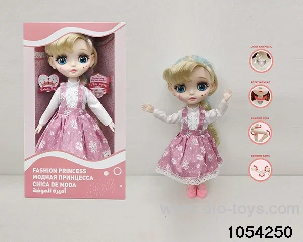 12 inch 11 jointed doll in window box