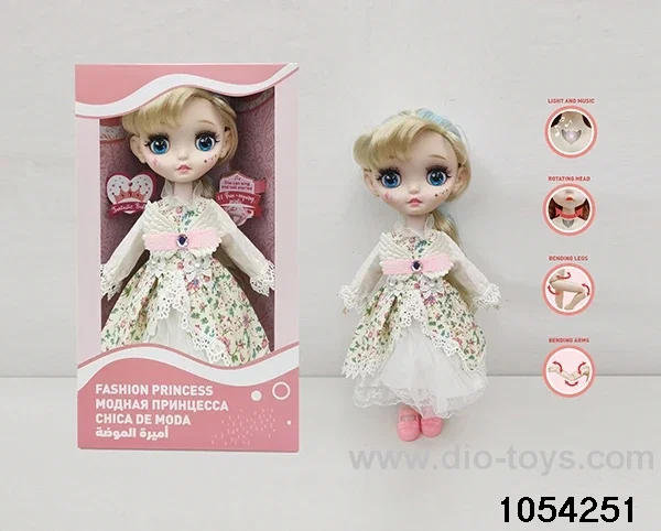 12 inch 11 jointed doll in window box