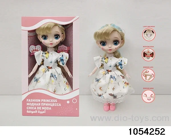 12 inch 11 jointed doll in window box