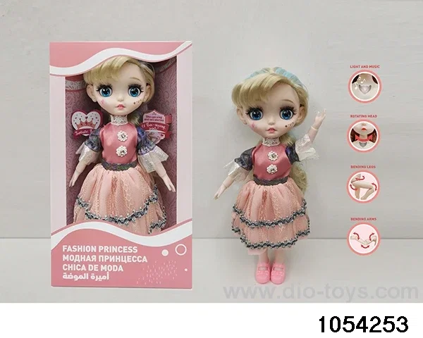 12 inch 11 jointed doll in window box
