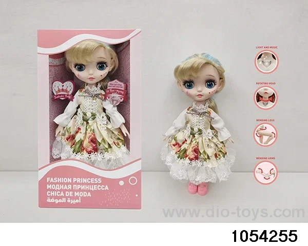12 inch 11 jointed doll in window box