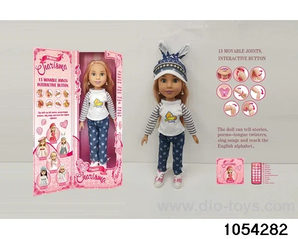 18 inch jointed doll in window box