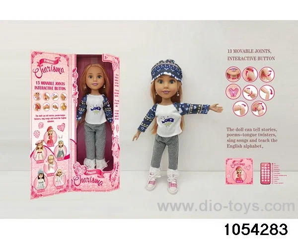 18 inch jointed doll in window box