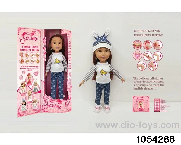 18 inch jointed doll in window box