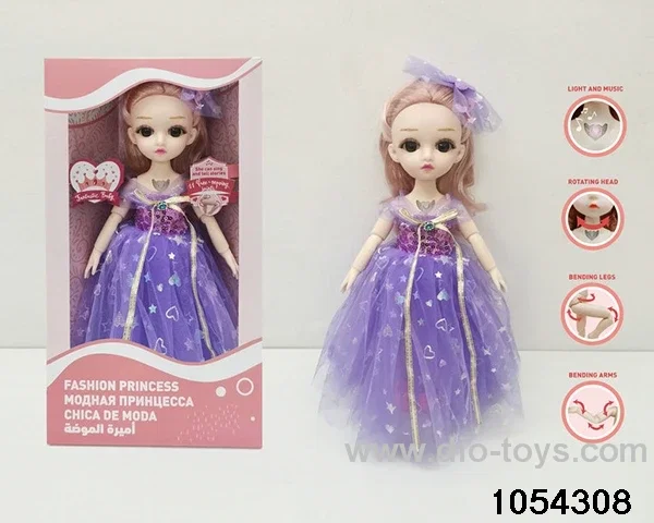 12 inch 11 jointed doll in window box
