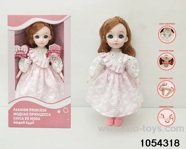 12 inch 11 jointed doll in window box