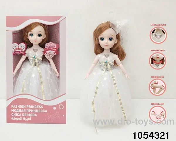 12 inch 11 jointed doll in window box