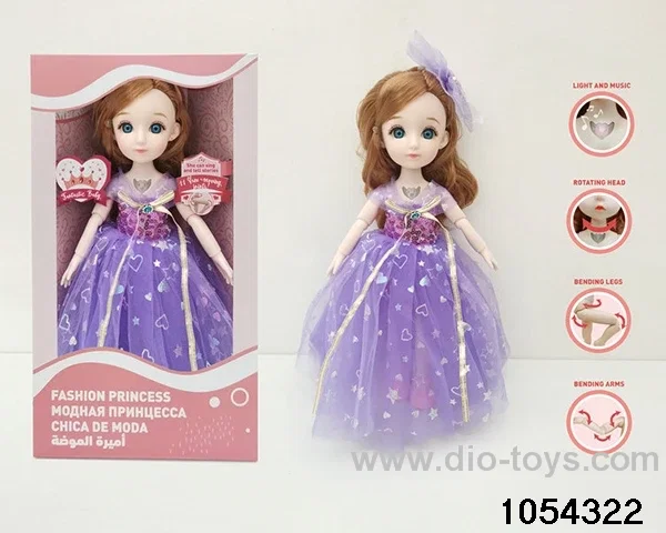 12 inch 11 jointed doll in window box