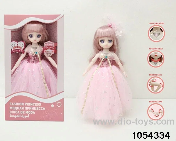 12 inch 11 jointed doll in window box