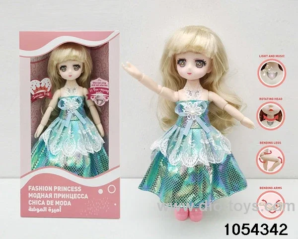 12 inch 11 jointed doll in window box