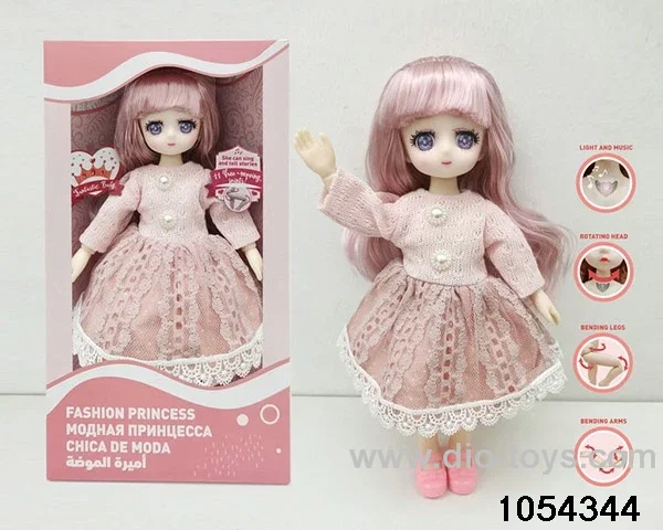 12 inch 11 jointed doll in window box