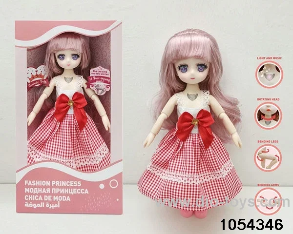 12 inch 11 jointed doll in window box