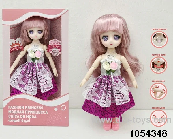 12 inch 11 jointed doll in window box