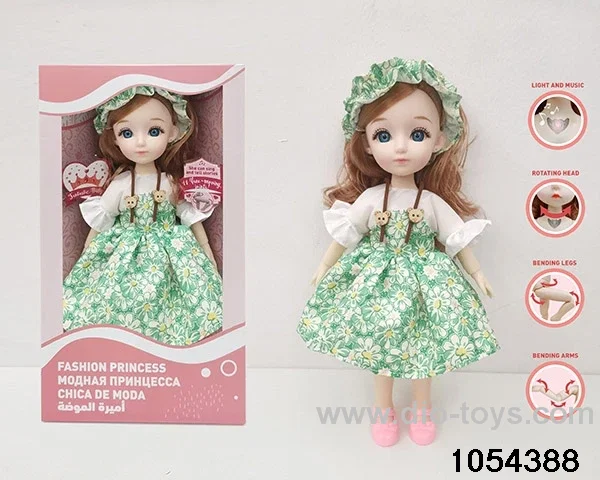 12 inch 11 jointed doll in window box