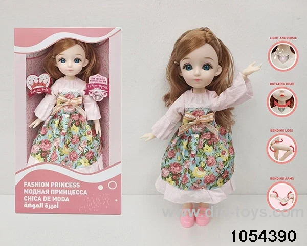 12 inch 11 jointed doll in window box