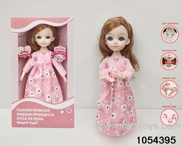 12 inch 11 jointed doll in window box