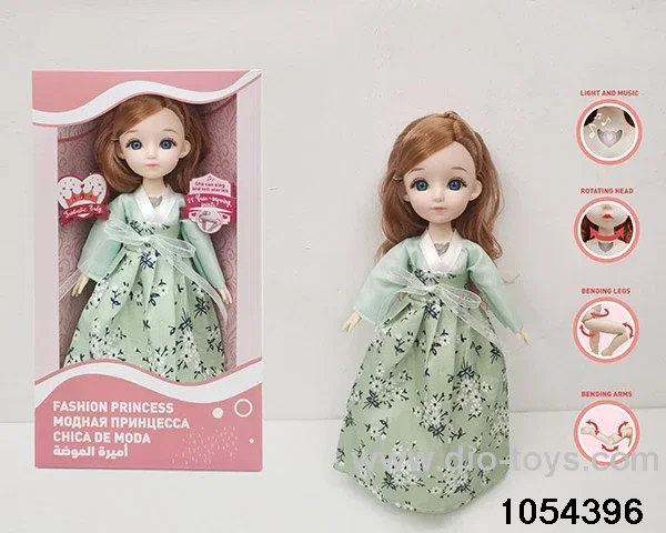 12 inch 11 jointed doll in window box