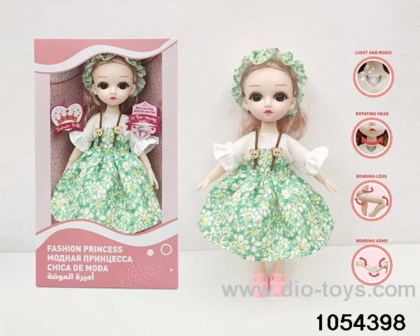 12 inch 11 jointed doll in window box