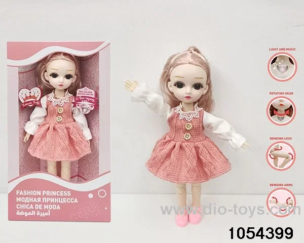 12 inch 11 jointed doll in window box