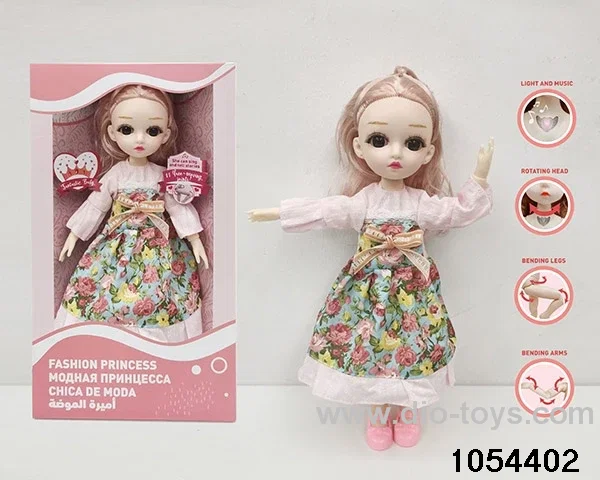 12 inch 11 jointed doll in window box
