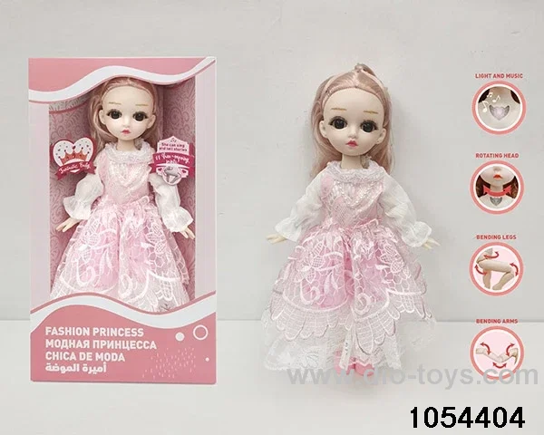 12 inch 11 jointed doll in window box