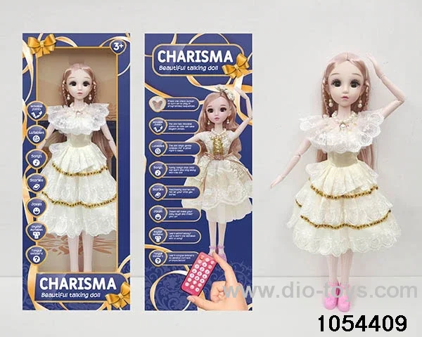 22 inch RC articulated doll in window box