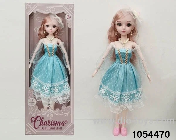 22 inch articulated doll in window box