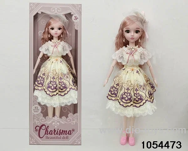 22 inch articulated doll in window box
