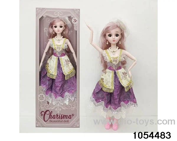 22 inch articulated doll in window box