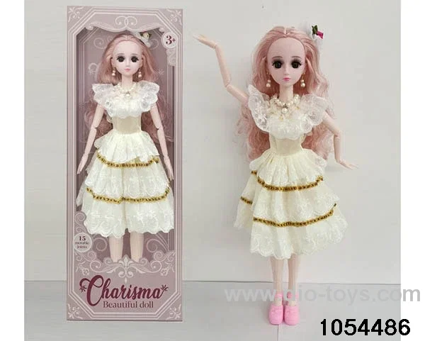 22 inch articulated doll in window box