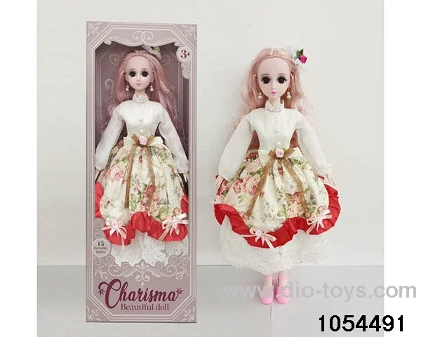 22 inch articulated doll in window box