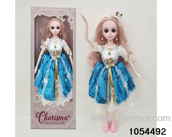 22 inch articulated doll in window box
