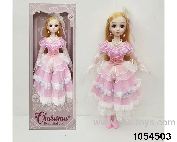 22 inch articulated doll in window box