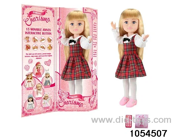 18 inch fully articulated doll in window box