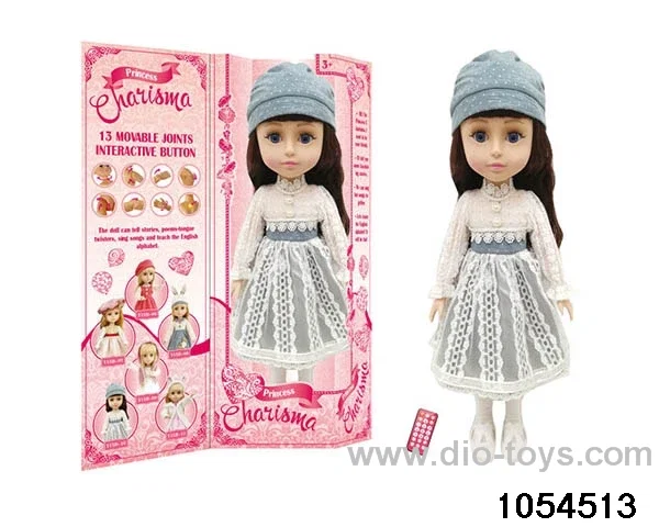 18 inch fully articulated doll in window box