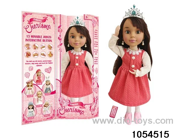 18 inch fully articulated doll in window box