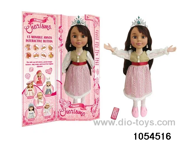 18 inch fully articulated doll in window box