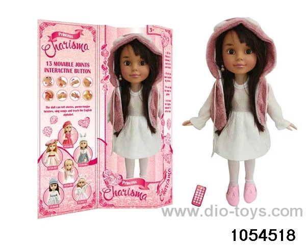 18 inch fully articulated doll in window box