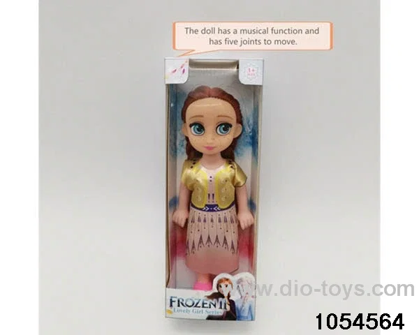 6 inch 5 joints musical function doll in window box