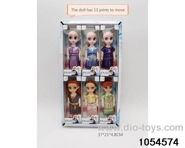6 inch 13 joints doll in window box
