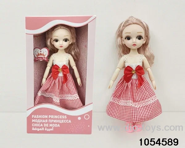 12 inch 11 jointed doll in window box