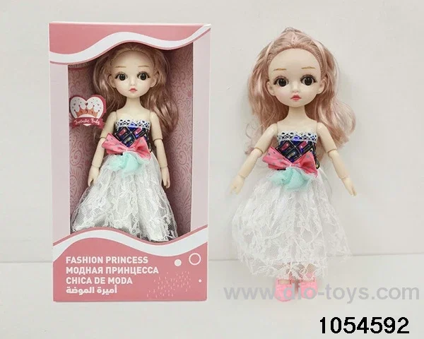 12 inch 11 jointed doll in window box
