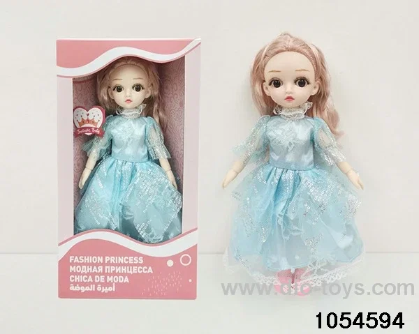12 inch 11 jointed doll in window box