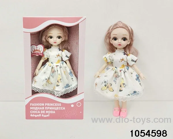 12 inch 11 jointed doll in window box