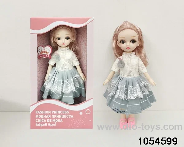 12 inch 11 jointed doll in window box