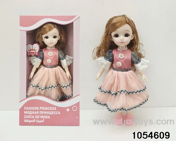 12 inch 11 jointed doll in window box