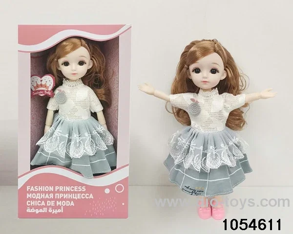 12 inch 11 jointed doll in window box