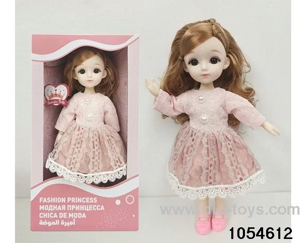 12 inch 11 jointed doll in window box