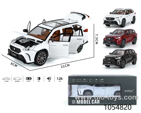 1:64 free wheel alloy car with light/sound