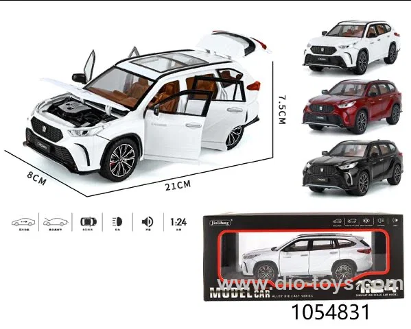 1:64 free wheel alloy car with light/sound